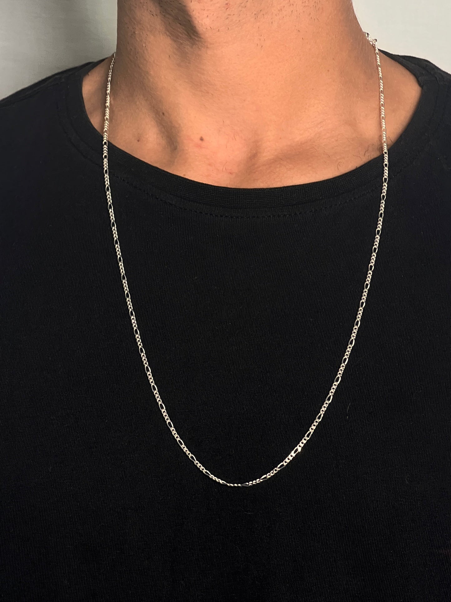 Corrente 3x1 2mm 70cm - Fecho Mosquitão