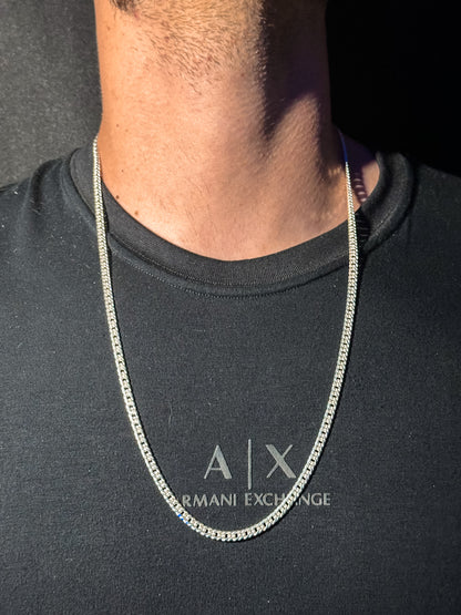 Corrente Elo Duplo 4mm 70cm - Fecho Mosquitão