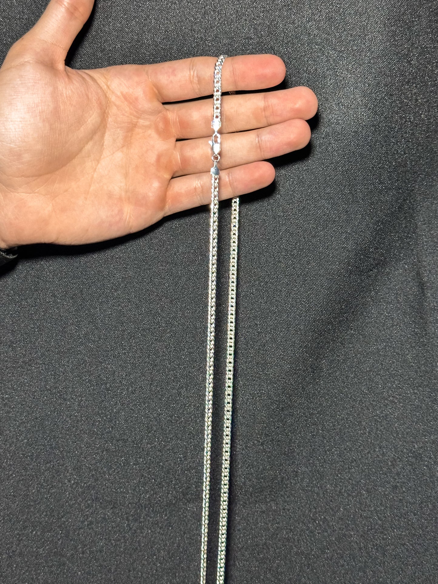 Corrente Elo Duplo 4mm 70cm - Fecho Mosquitão