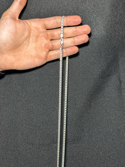 Corrente Elo Duplo 4mm 70cm - Fecho Mosquitão