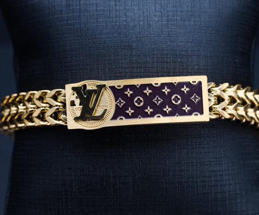 Bracelete Louis Vuitton Dourado | Masculino