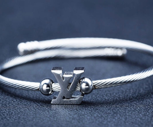 Bracelete Louis Vuitton Prata Refinado| Feminino