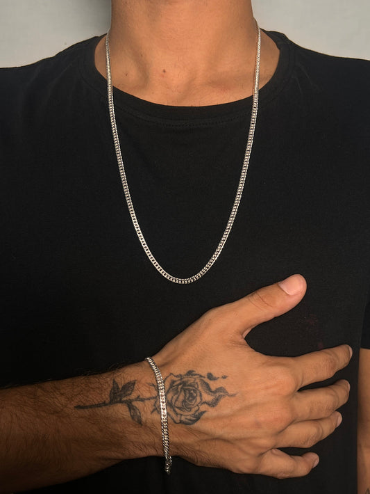 Conjunto Elo Duplo 4mm