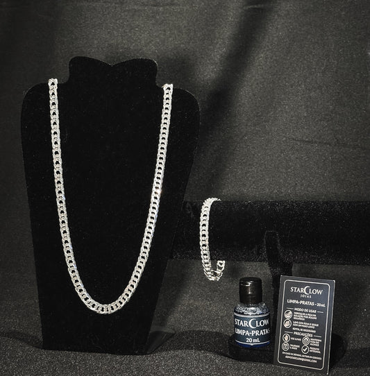 Conjunto Elo duplo 10mm + Brinde