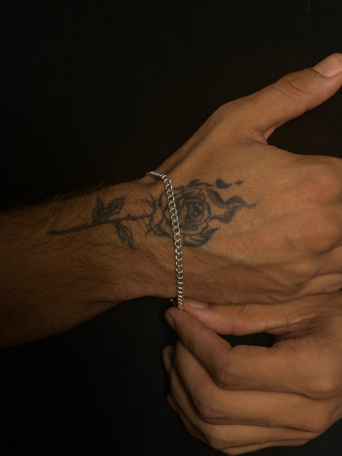 Pulseira Grumet 4mm 20cm - Fecho Mosquitão