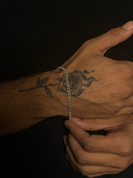 Pulseira Grumet 4mm 20cm - Fecho Mosquitão