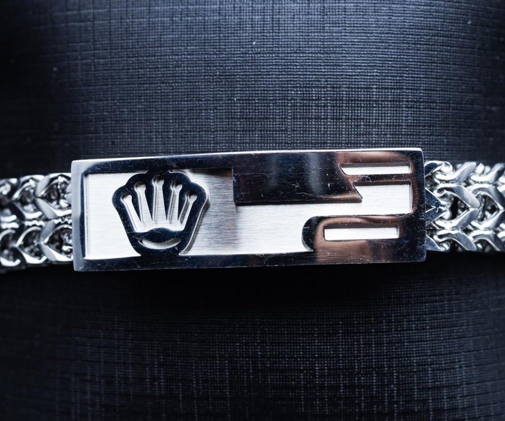 Bracelete Rolex Prata | Masculino