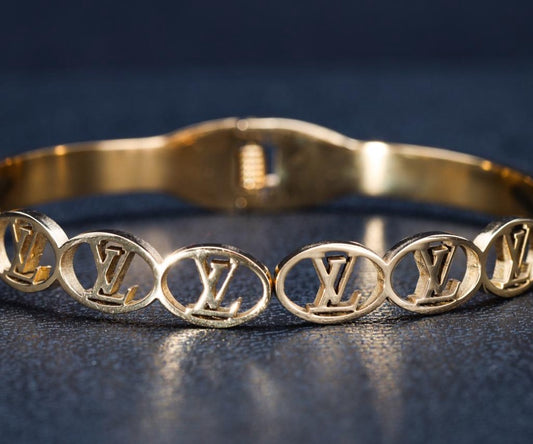 Bracelete Louis Vuitton Dourado LIM| Feminino