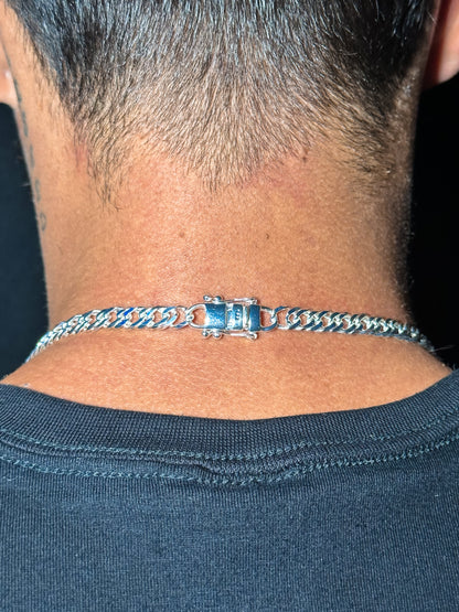 Corrente Elo Duplo 8mm 70cm - Fecho Gaveta Reforçado